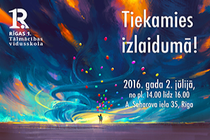 Ielūgums uz izlaidumu - 2. jūlijs!